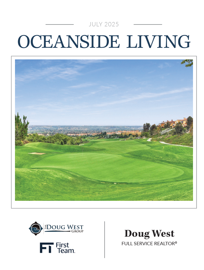 Oceanside Living Magazine July 2025 Cover