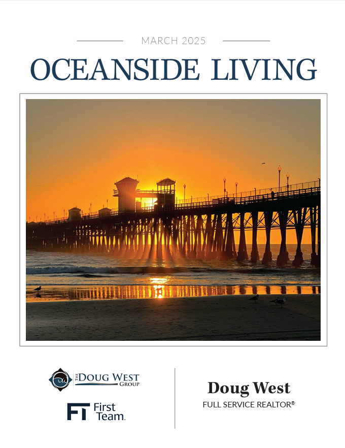 Oceanside Living Magazine March 2025 Cover