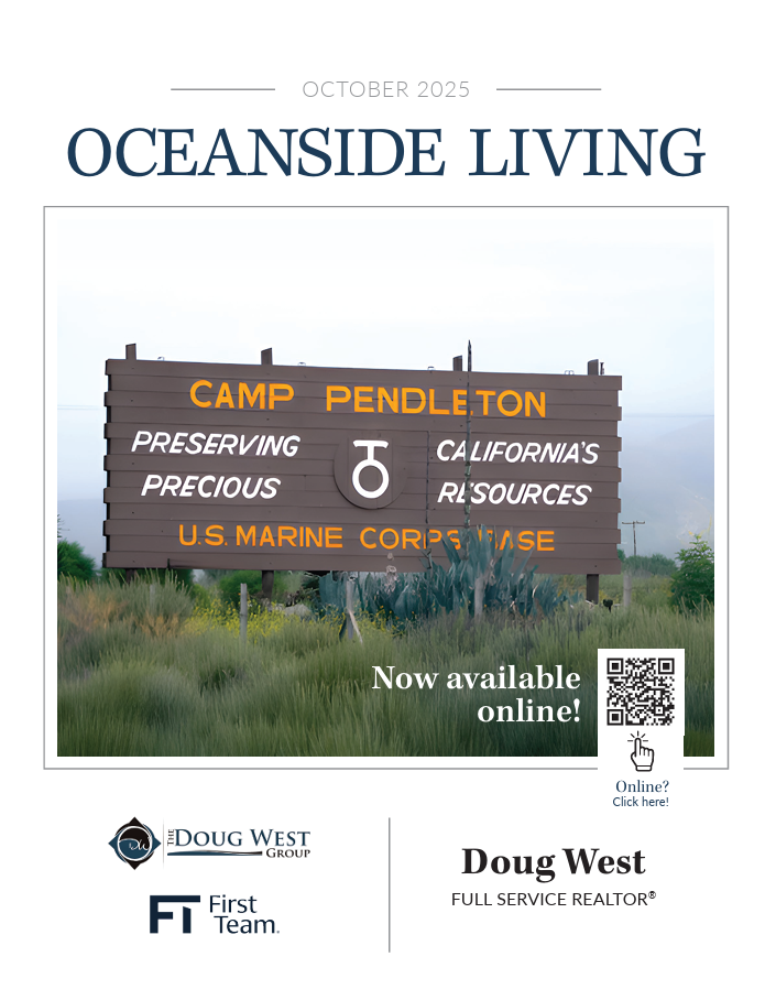 Oceanside Living Magazine Oct 2025 Cover