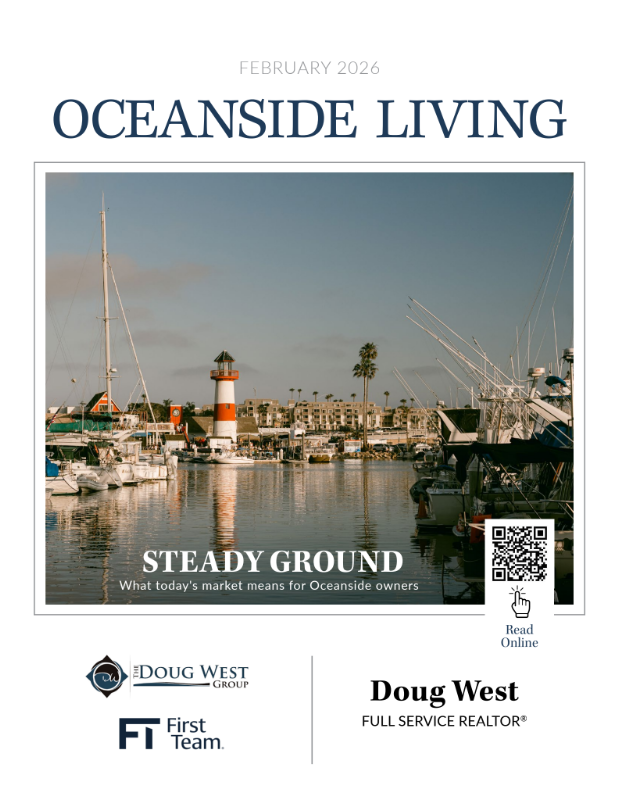 oceanside living magazine Feb 2026 Cover