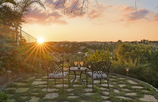 095 - Backyard Sunset - 2105 Timneh Ct
