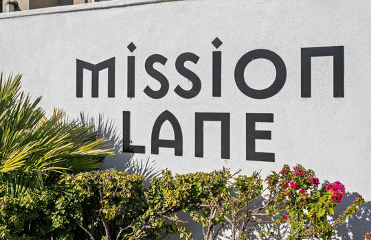 zMission Lane - Name Sign