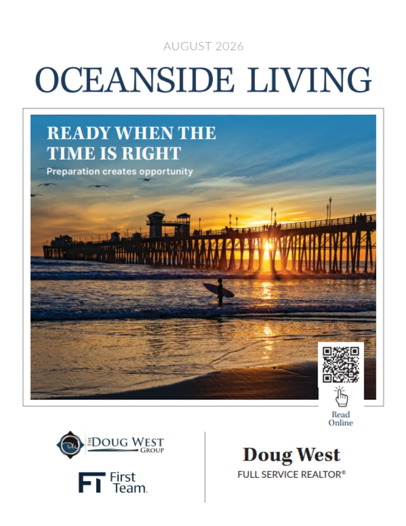 Oceanside Living Magazine - August 2026 Cover