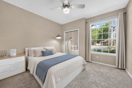 Guest Bedroom with Bedding