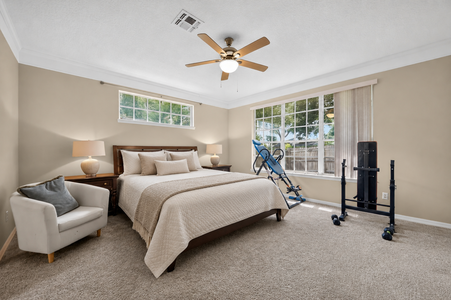 Primary Bed with Bedding