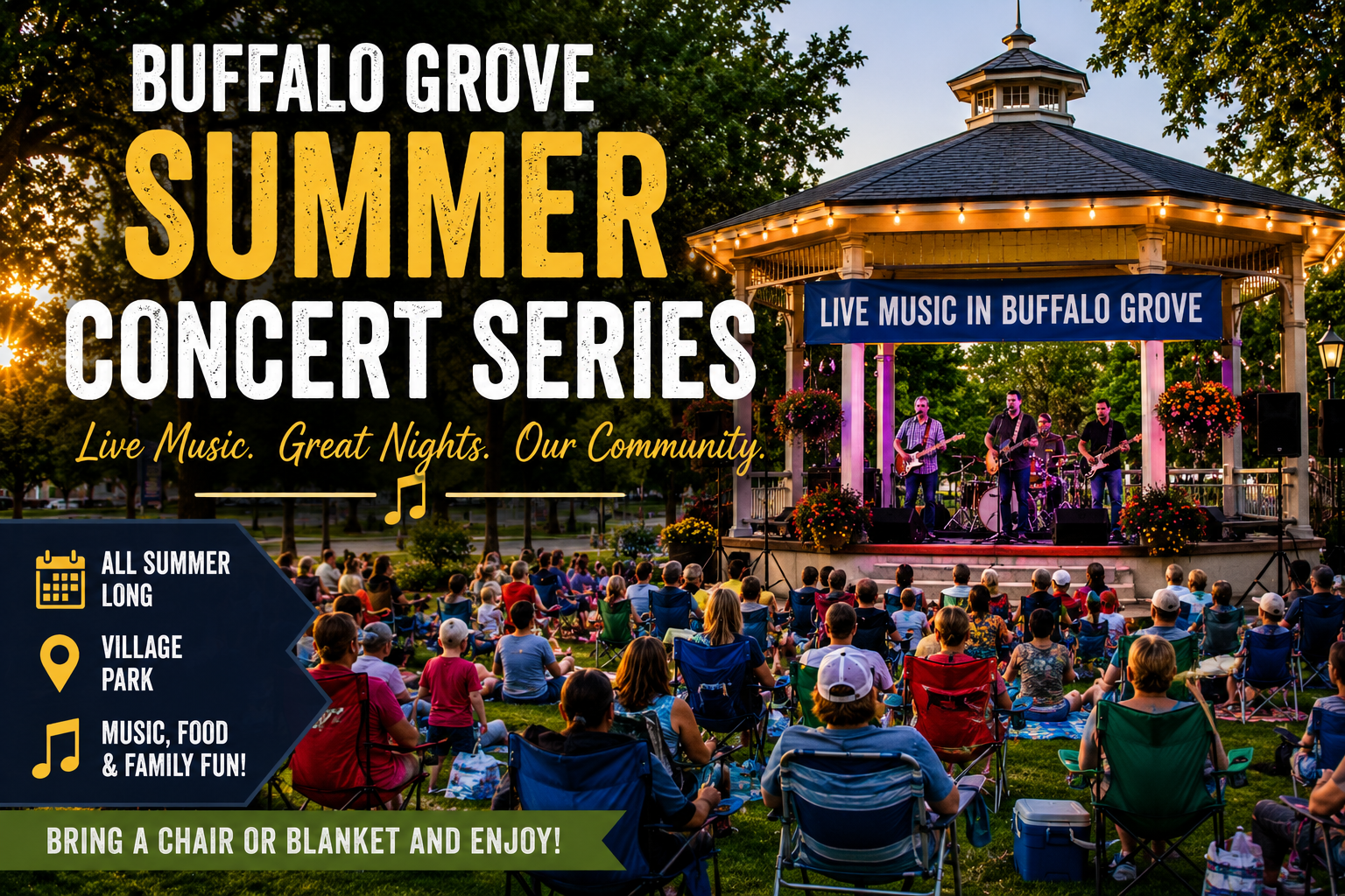 Buffalo Grove Summer Concert Series You Should Attend