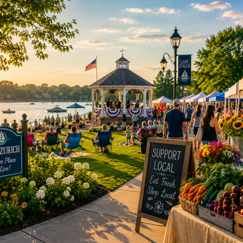 Summer Festivals and Farmers Markets Near Lake Zurich