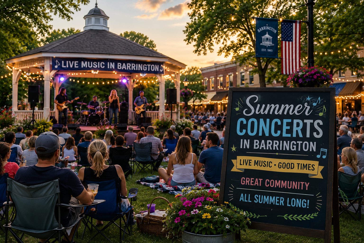 Summer Concerts and Live Music in Barrington