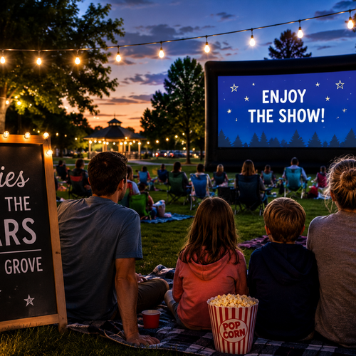 Outdoor Movies and Family Nights in Buffalo Grove