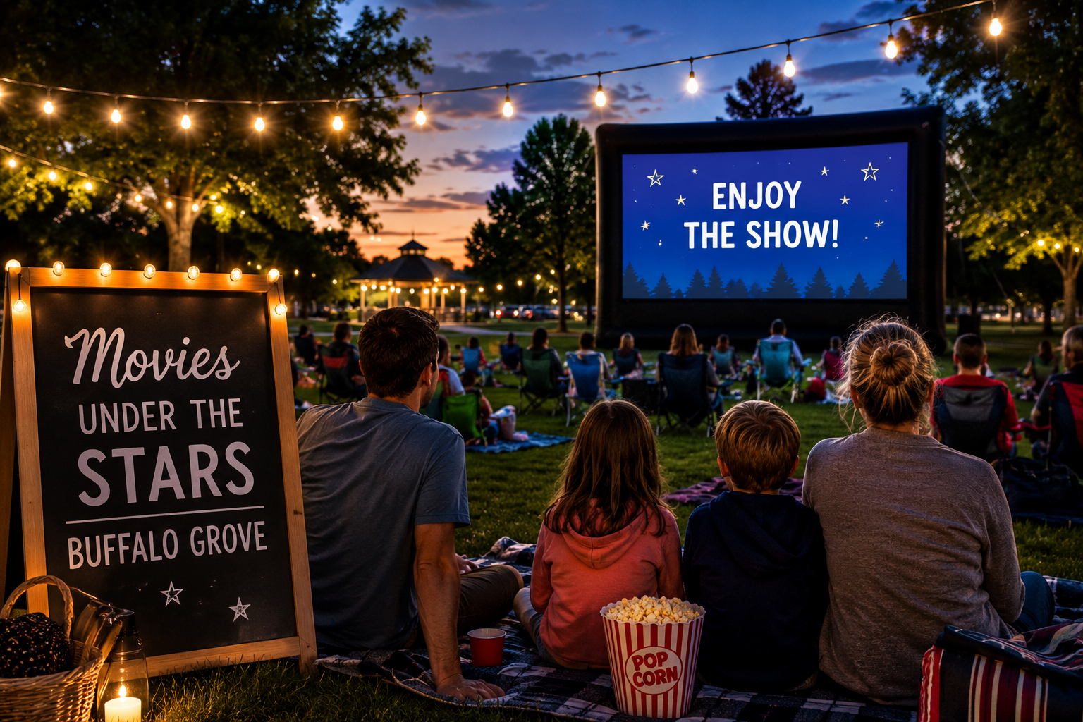 Outdoor Movies and Family Nights in Buffalo Grove