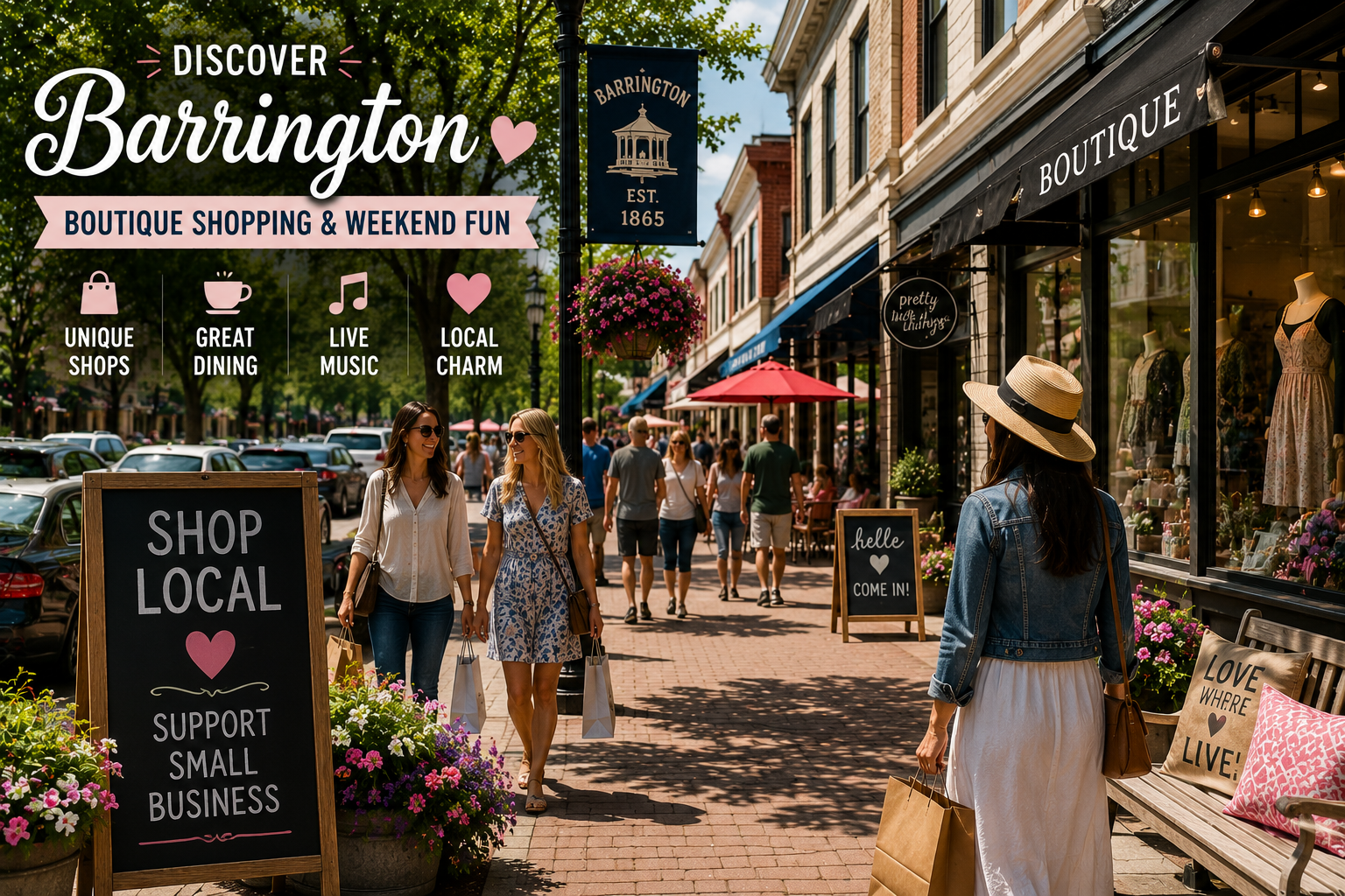Local Boutique Shopping and Weekend Fun in Barrington