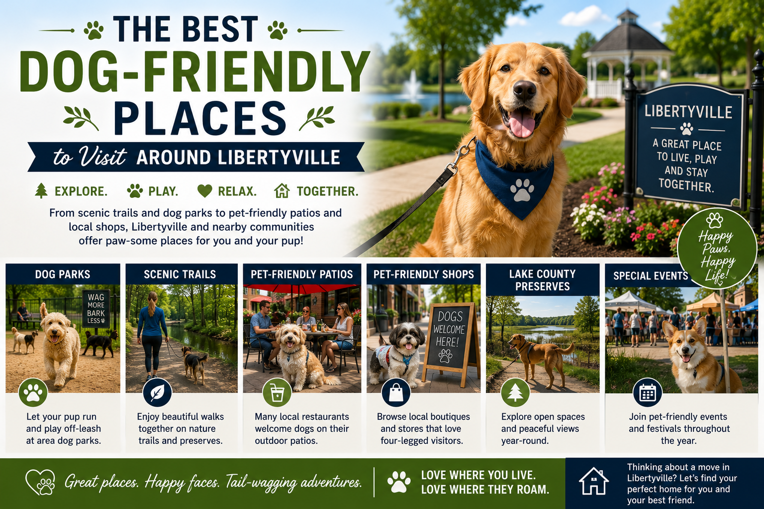Best Dog-Friendly Places to Visit Around Libertyville