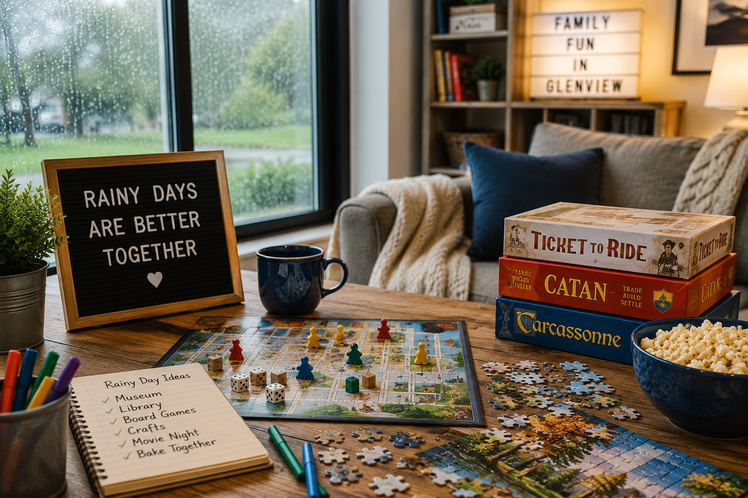 Best Rainy Day Activities for Families in Glenview