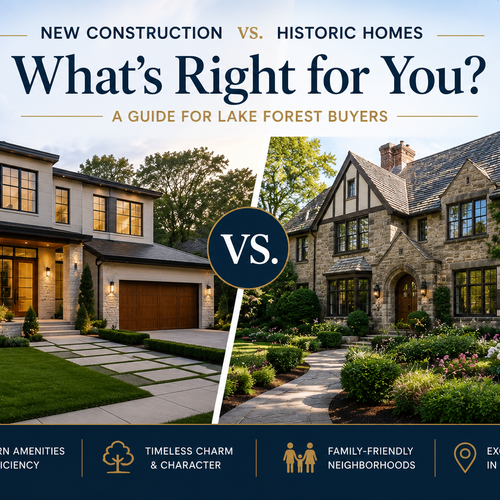 New Construction vs Historic Homes in Lake Forest