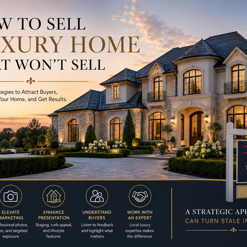 How to Sell a Luxury Home That Has Been Sitting on the Market