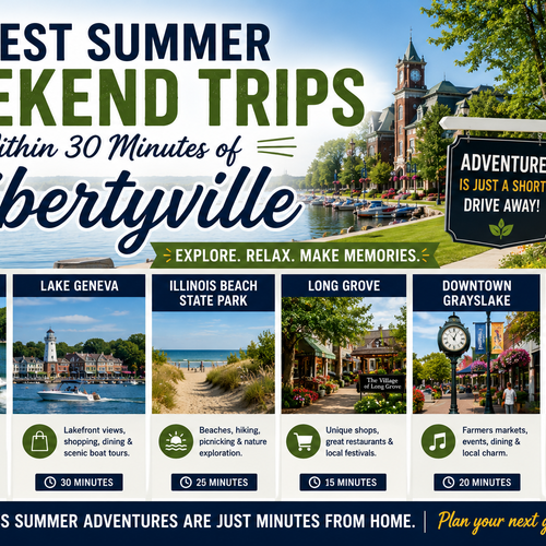 Best Summer Weekend Trips Within 30 Minutes of Libertyville
