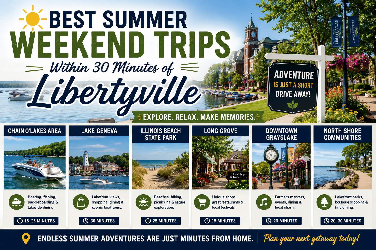 Best Summer Weekend Trips Within 30 Minutes of &hellip;