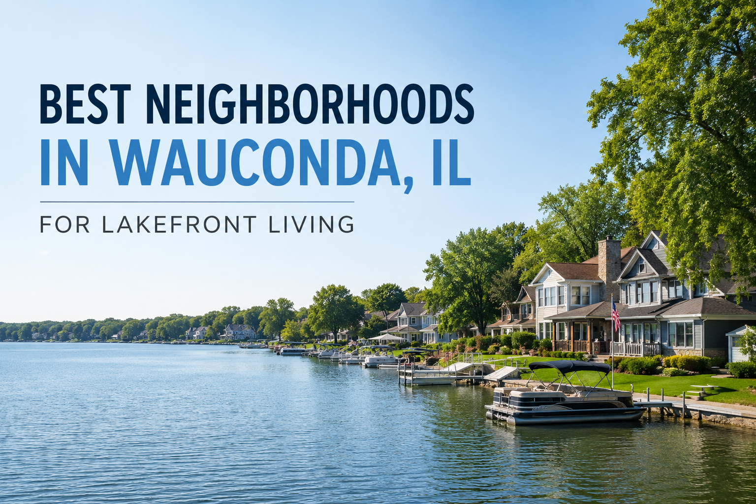 Best Neighborhoods in Wauconda IL for Lakefront Living
