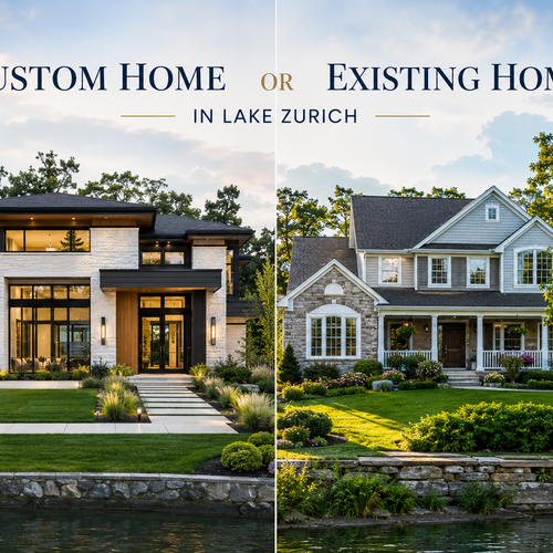 Should You Buy a Custom Home or an Existing Home in Lake Zurich?