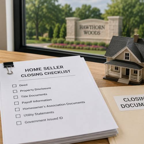 What Documents Do Hawthorn Woods Sellers Need Before Closing?