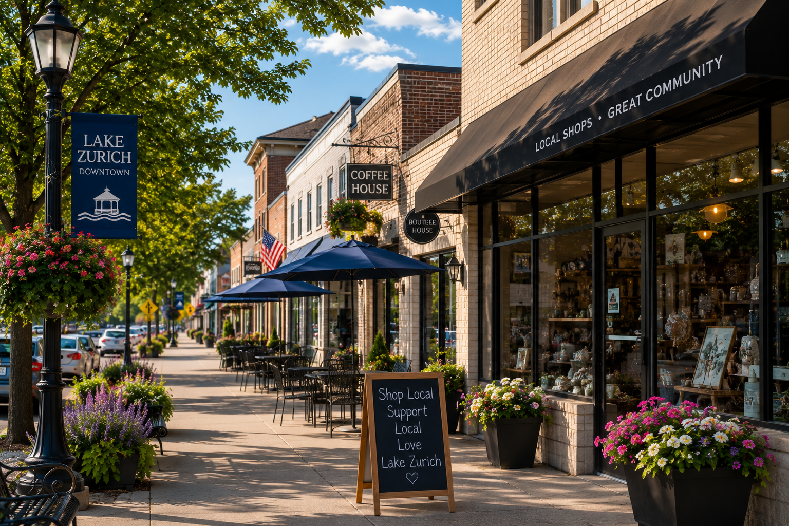 What Makes Lake Zurich's Downtown Business District a &hellip;