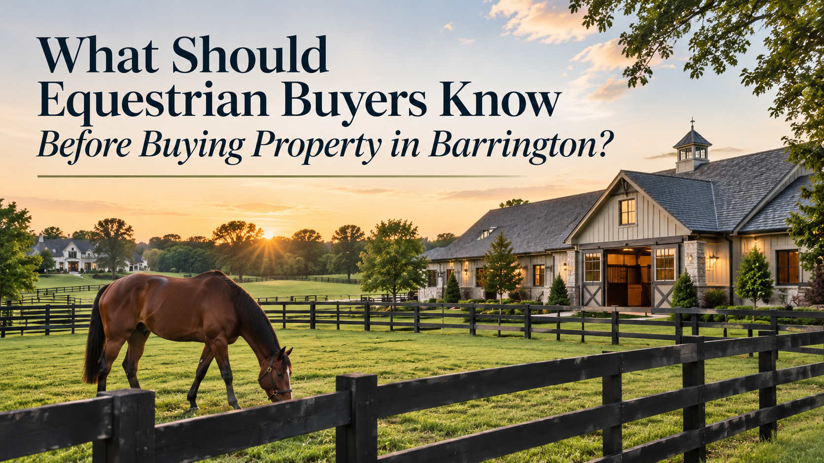 What Should Equestrian Buyers Know Before Buying Property &hellip;