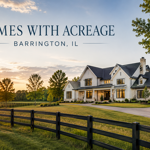 Homes With Acreage in Barrington: What Buyers Should Expect