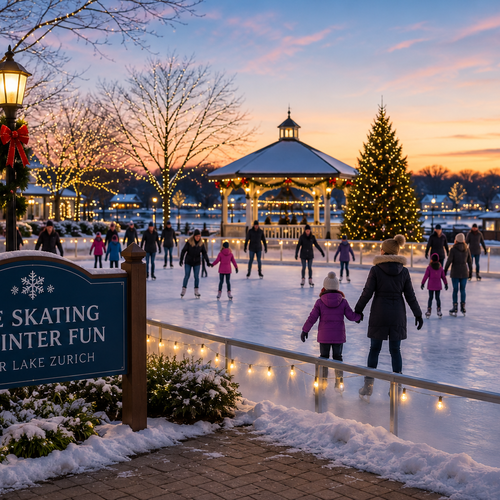 Where Can Families Find the Best Ice Skating and Winter Fun Near Lake Zurich?
