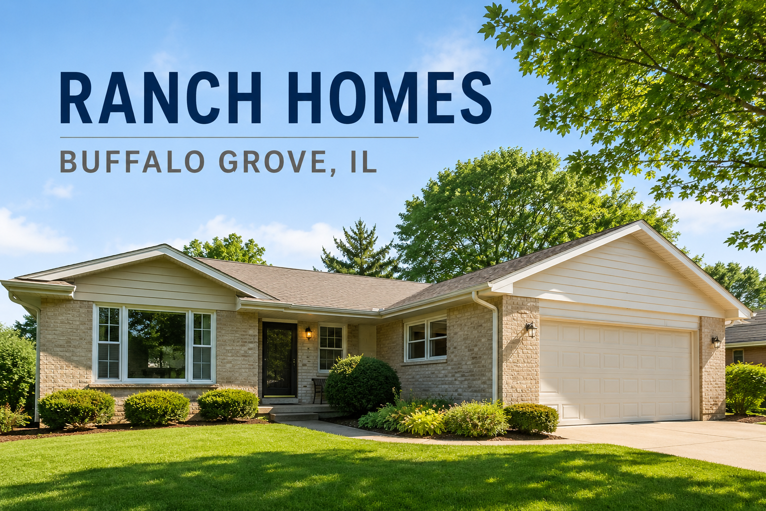 Ranch Homes vs Two-Story Homes in Buffalo Grove