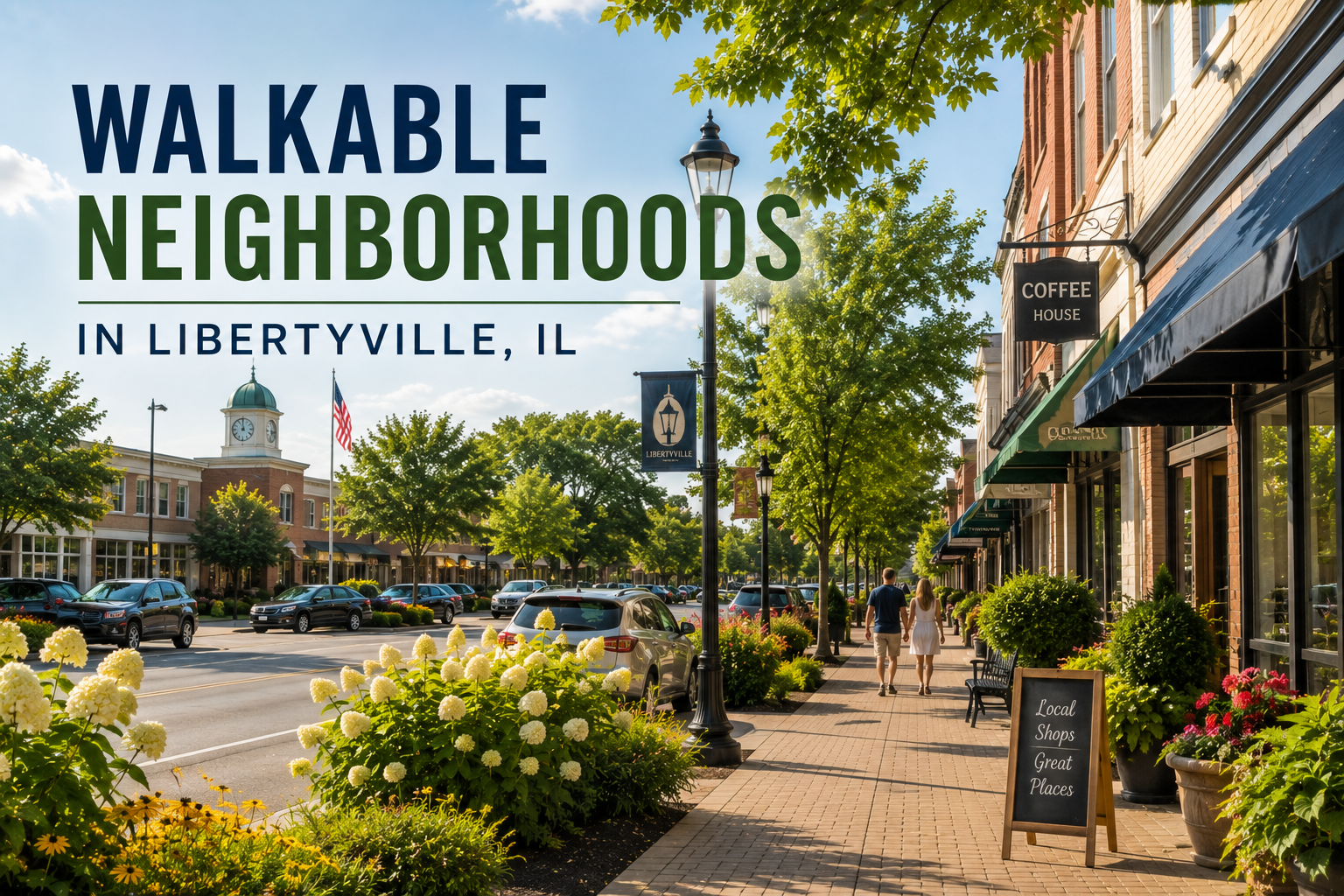 Best Walkable Neighborhoods in Libertyville Near Downtown
