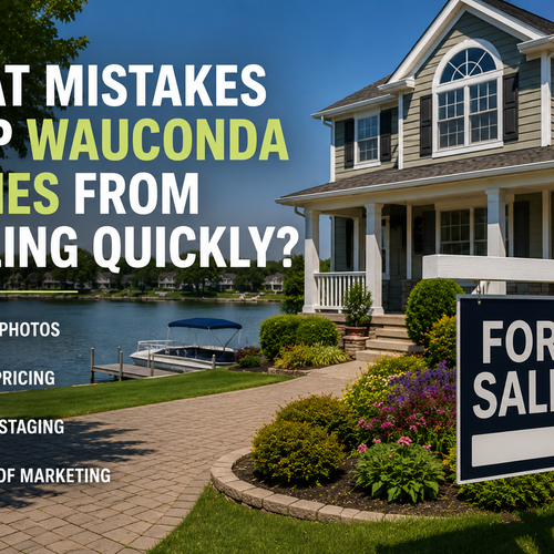 What Mistakes Keep Wauconda Homes From Selling Quickly?