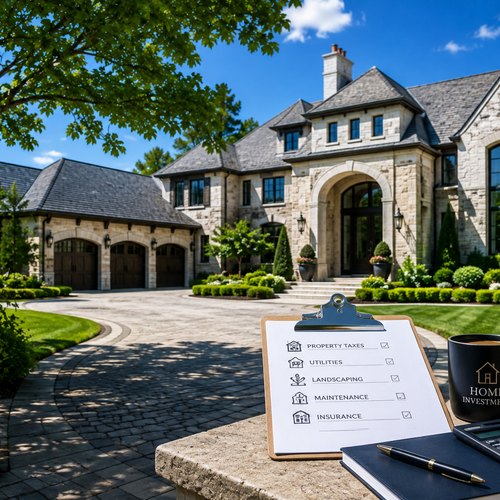 What Does It Really Cost to Maintain a Large Luxury Home in Kildeer?
