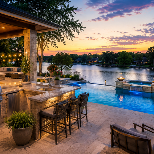 How Do Luxury Outdoor Kitchens and Heated Pools Impact Appraisal Values in Wauconda?