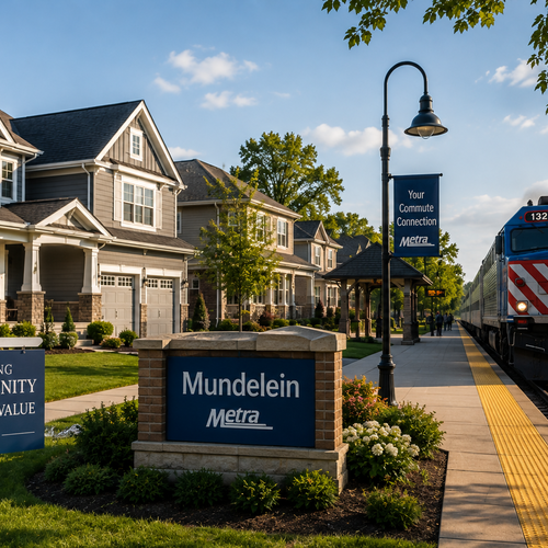 Does Living Near a Metra Station Affect Home Value in Mundelein?