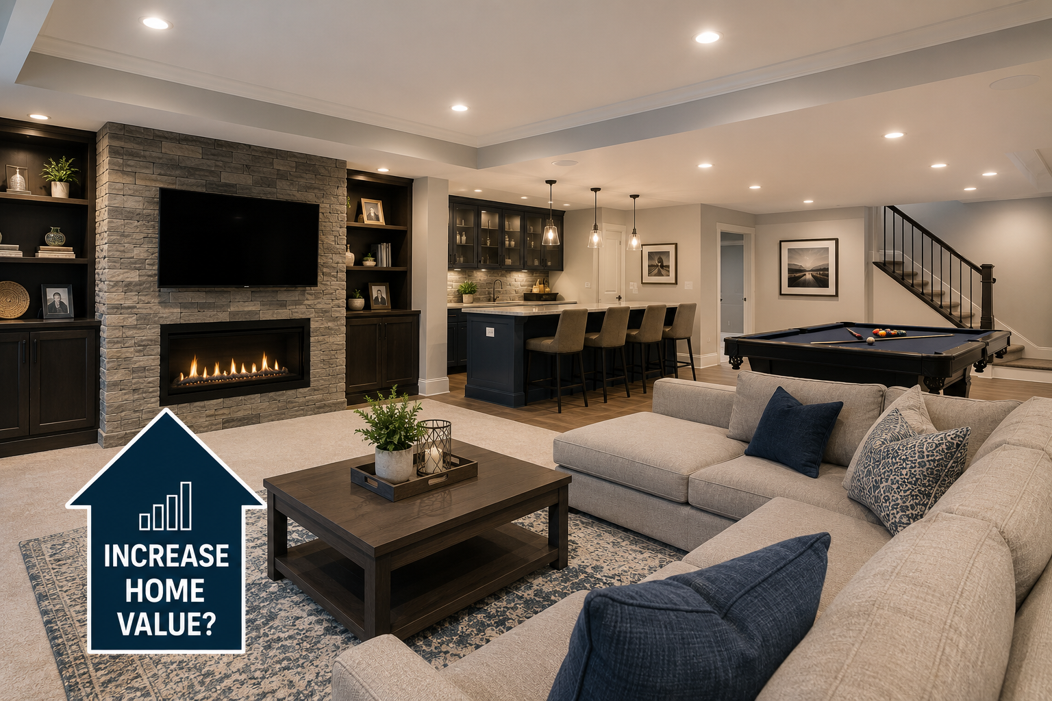 Does a Finished Basement Increase Home Value in &hellip;