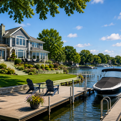 How Does a Private Dock Affect the Value of a Wauconda Lake Home?