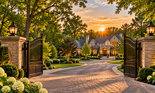 Is a Kildeer Home With a Gated Driveway Wo&hellip;