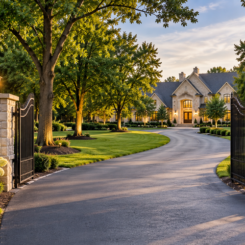 What Should You Look for When Buying a Luxury Home With a Long Driveway in Kildeer?