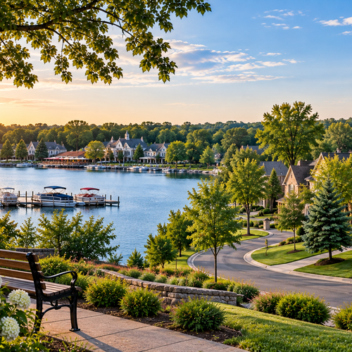 How Does Lake Zurich's Community Feel Change From the Lakefront to the Residential