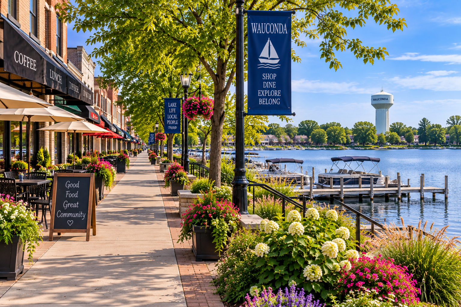 What Makes Wauconda's Downtown and Lakefront Areas So &hellip;