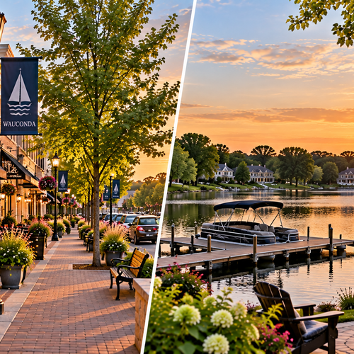 What Makes Downtown Wauconda Different From Living Directly on Bangs Lake?