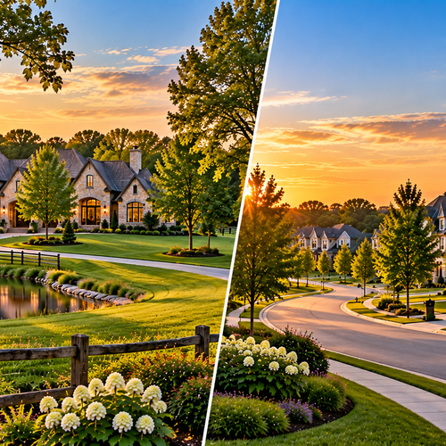 Should You Choose a Long Grove Home With Acreage or a Property in a Planned Community?