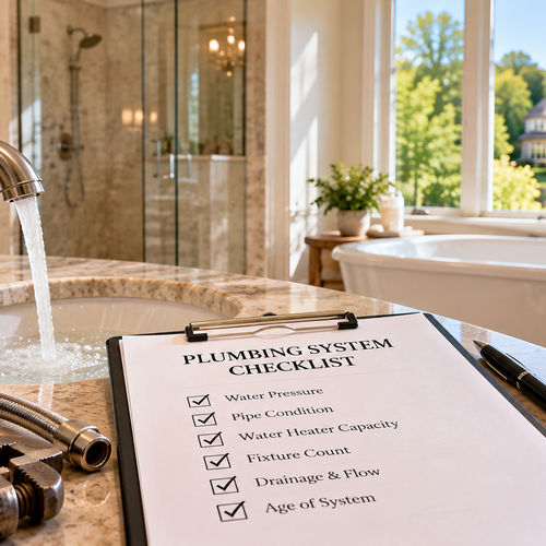 What Should You Ask About Water Pressure and Plumbing Capacity Before Buying a Large Long Grove Home?