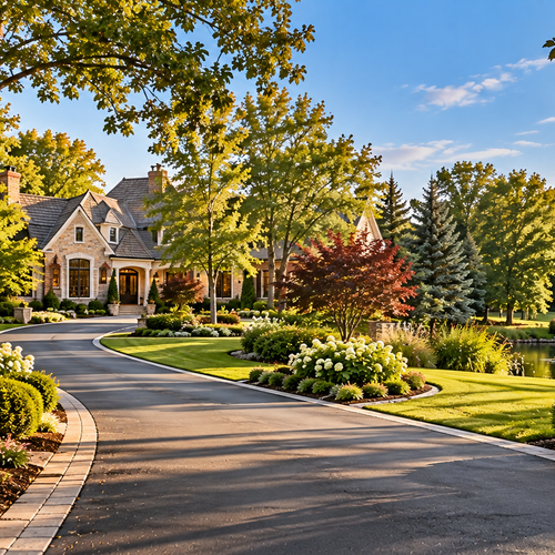 How Can You Evaluate a Kildeer Estate Property With a Long Driveway and Extensive Grounds?