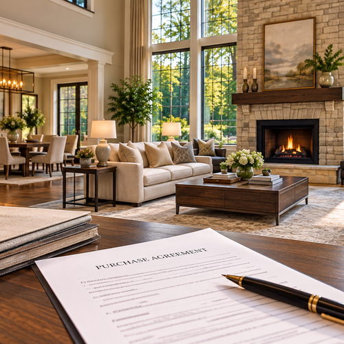 How Should You Handle a Luxury Home Sale When the Buyer Wants to Purchase Your Furnishings Separately?