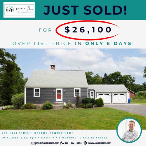 559 East Street in Hebron, CT — From 6 Months Without an Offer to 4 Offers in 6 Days