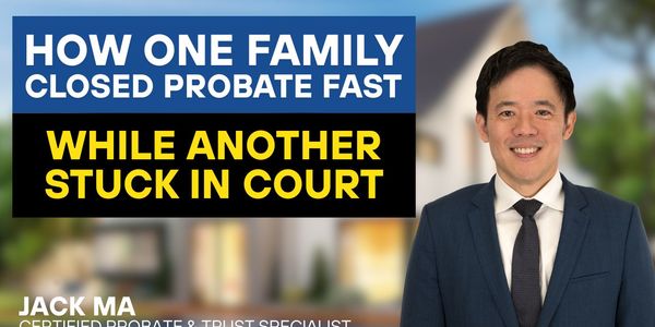 Why one owner sold probate fast while another …