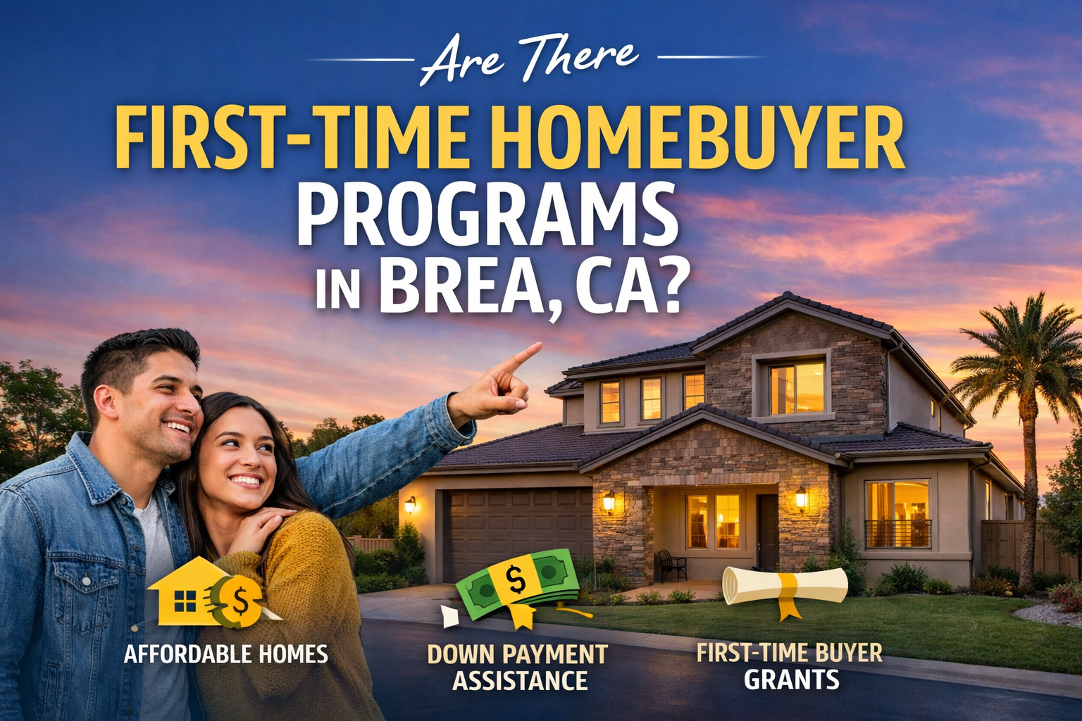 Are There First-Time Homebuyer Programs in Brea CA