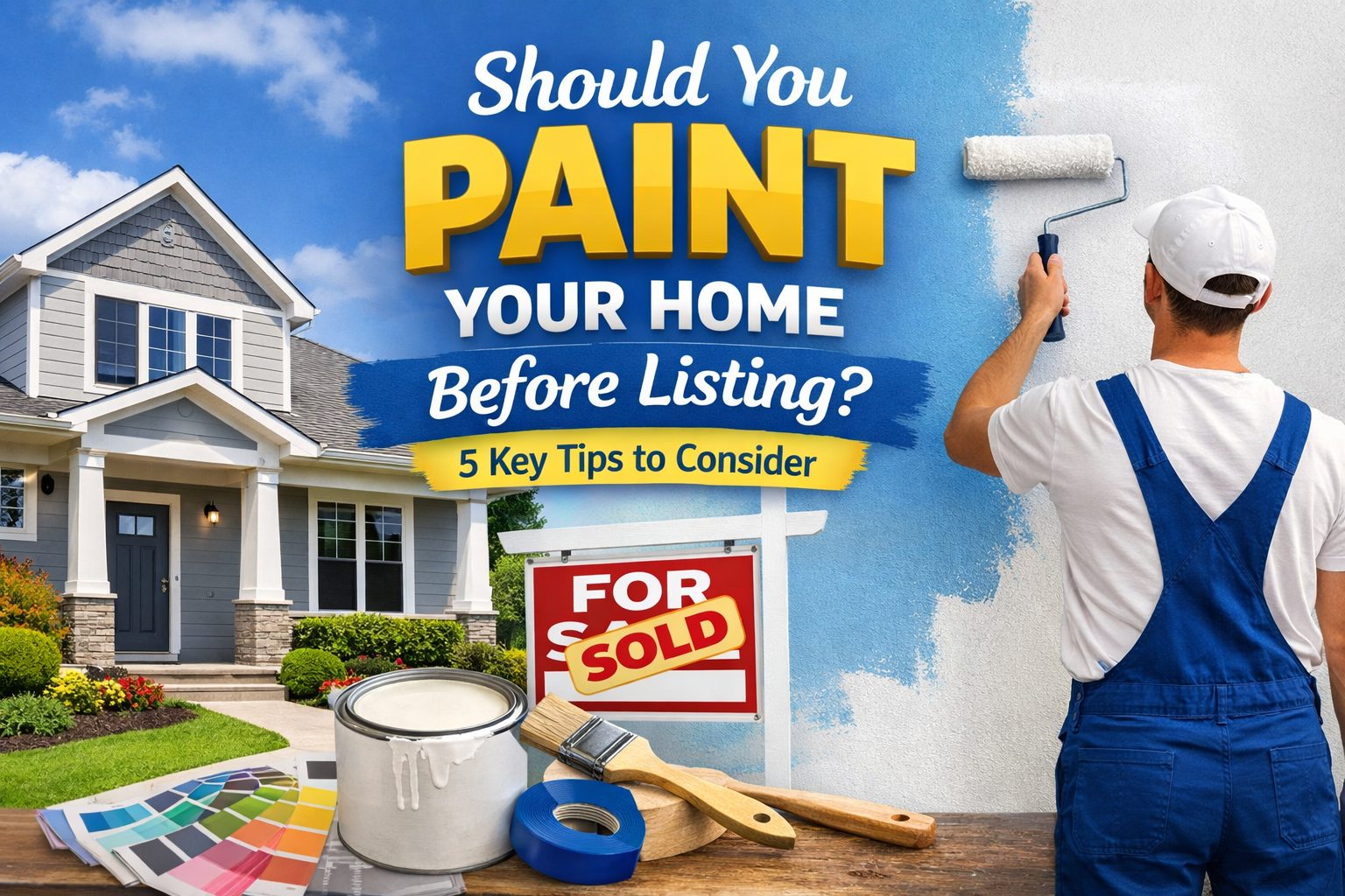 Should You Paint Your Home Before Listing 5 Key Factors to Consider