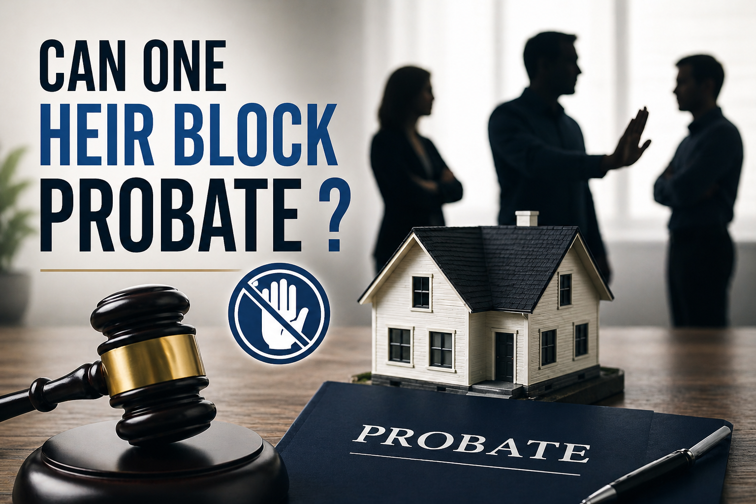 Can One Heir Block Probate in California or Refuse to Cooperate